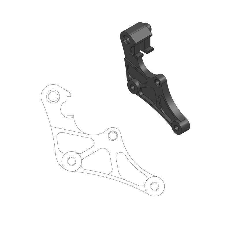 Entretoise de frein street YAMAHA YZF 250 16-18 pour motards de 320