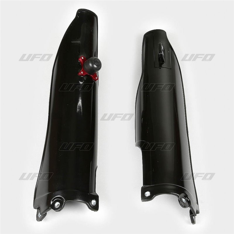 Fork slider protectors noir KAWASAKI KX 250 F 06-08 with launch control 