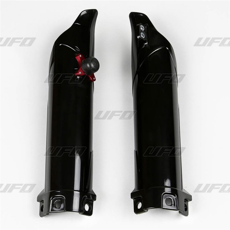 Fork slider protectors noir KAWASAKI KX 85 14-18 with launch control 