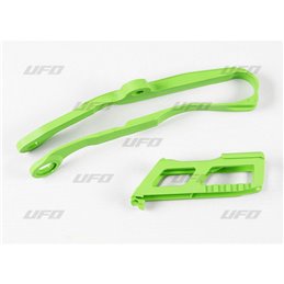 Kit cruna catena & Fascia forcellone nero KAWASAKI KX 250 F 17-18 