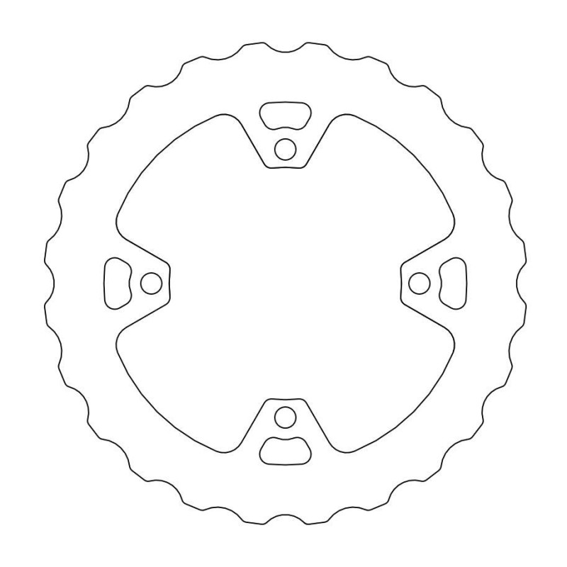 Rear brake disc nitro KLX450R 07-17-1711-1011 | RiMotoShop