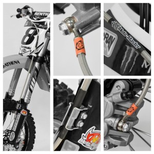 Brake hose in braid rear oem HUSQVARNA TC 85 (tutti i modelli)