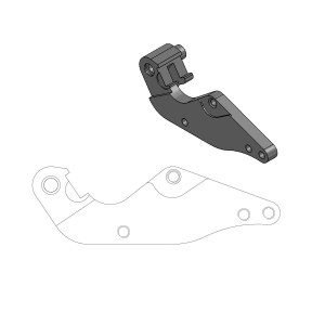 Brake caliper spacer street HUSQVARNA 450 TE 06-10 for 320 mm motards-1742-0338 | RiMotoShop