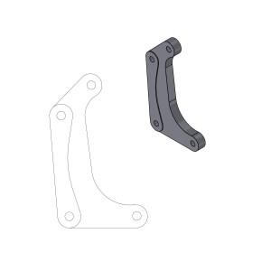 Distanziale pinza freno racing YAMAHA WR 250 16-18 per motard