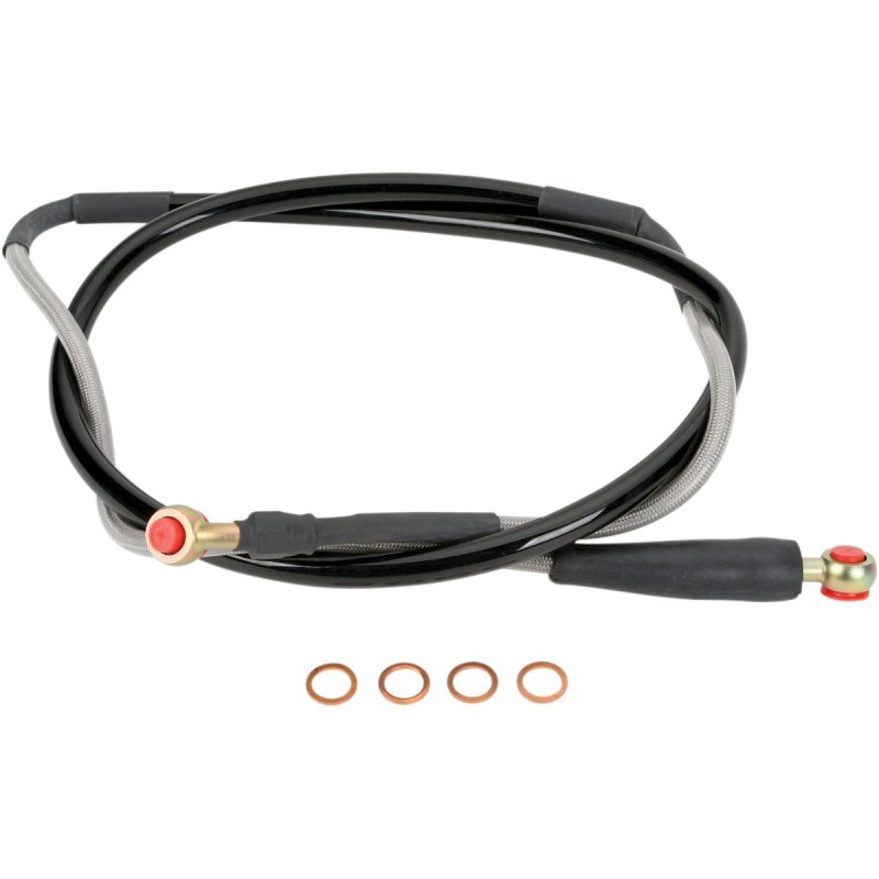 Brake hose rear steel SUZUKI RM125/250 96-98-MK02-1030 | RiMotoShop