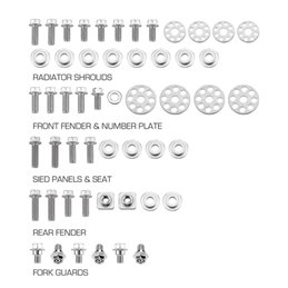 Kit vis plastique Suzuki RMZ 250 (10-18)--DS89.5401-NRTeam