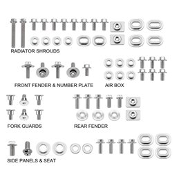 RiMoToShop|Plastic screw kit Yamaha YZ 450 F 10-13-NRTeam