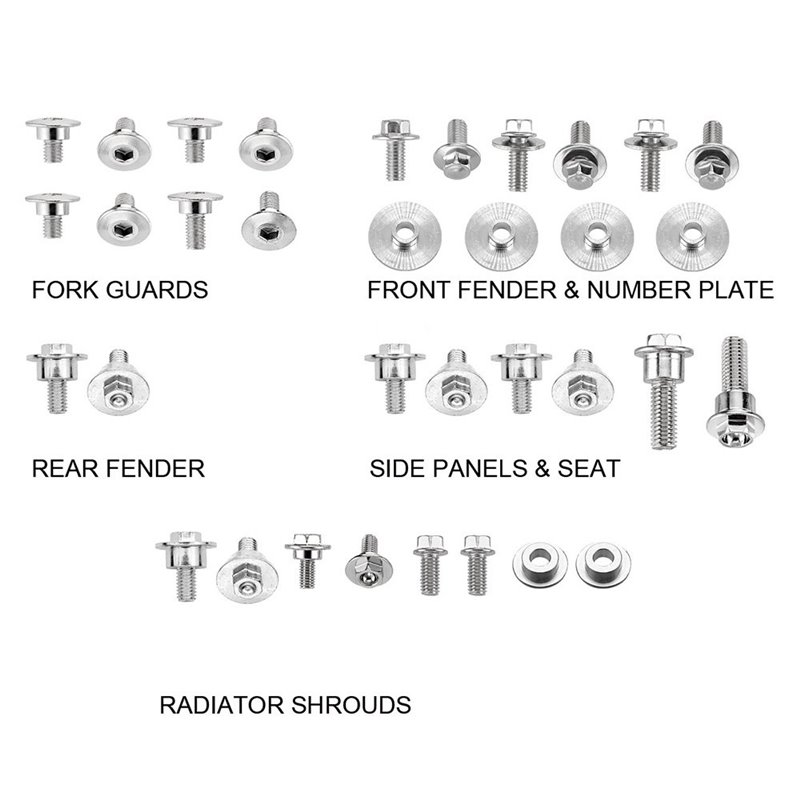 Kit viti plastiche Honda CRF 250 R 18-19-DS89.5104-NRTeam