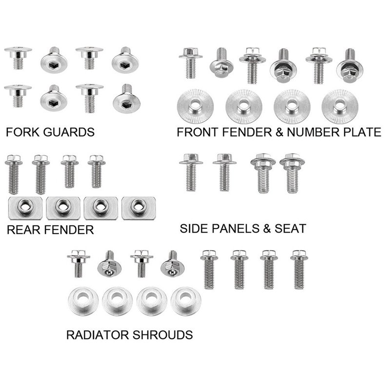 RiMoToShop|Plastic screw kit Honda CRF 250 R 10-13-NRTeam