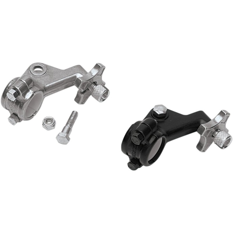 Clutch lever support bracelet black HONDA XR600R 1986-2001-M555-10 | RiMotoShop