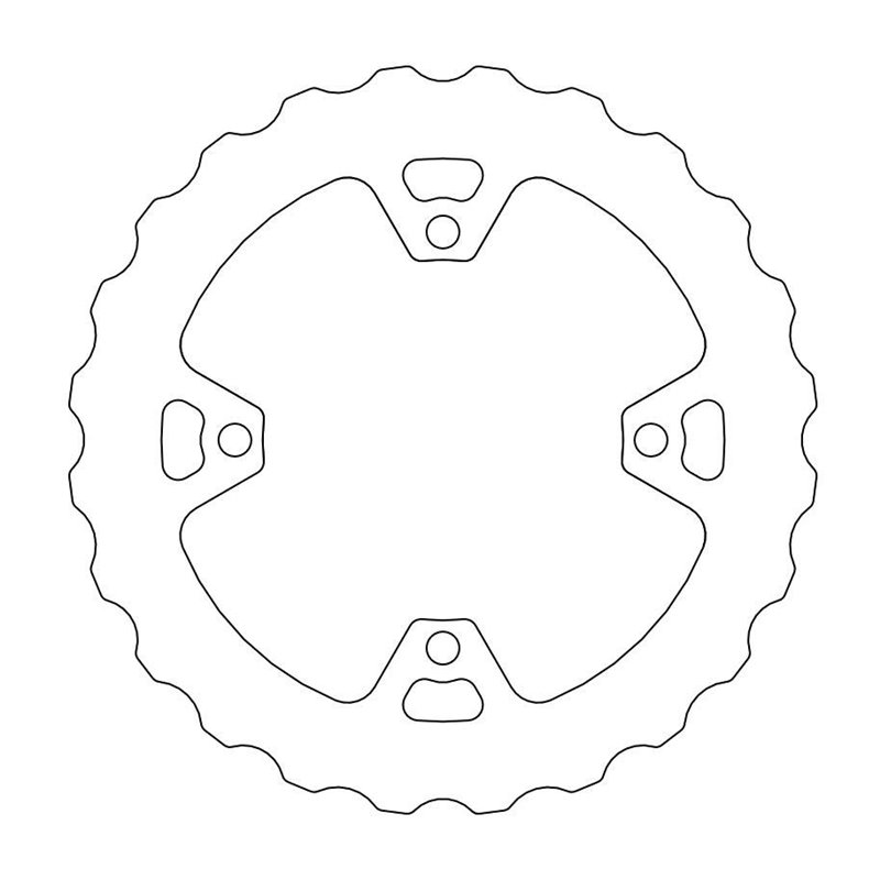 Rear brake disc nitro KAWASAKI KX125/250 03-08