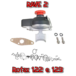 Valvula RAVE 2 neumatica LAVORATA Aprilia RX SX MX 125 ROTAX 122-RAVE2-LAV-RiMotoShop