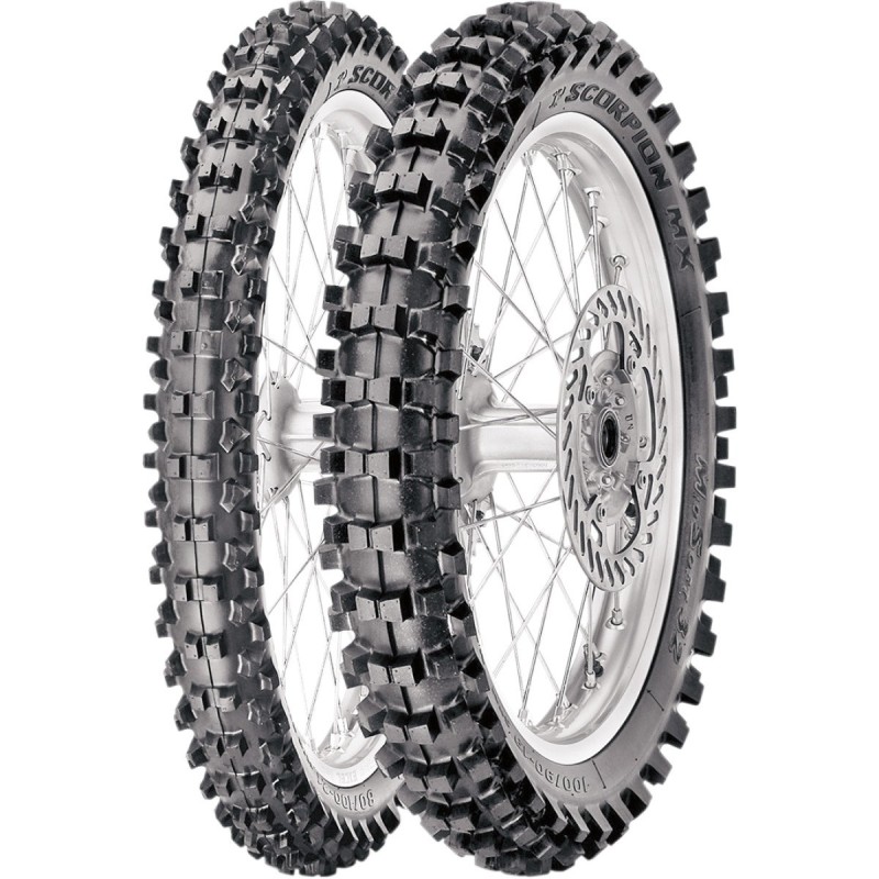 Pneumatico gomma PIRELLI SCORPION MX32 MID SOFT 80/100-21 51M NHS TT 2588300 | RiMotoShop