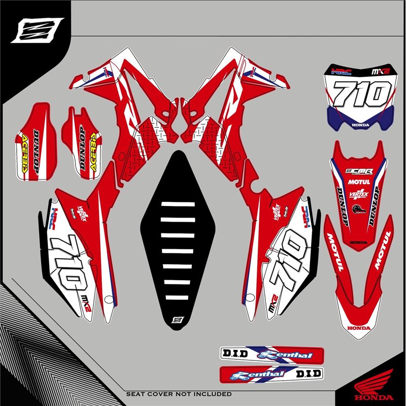 Graphiques personnalisés HONDA CR 125--GRFK-187-Rimotoshop