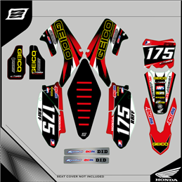 Graphiques personnalisés HONDA CR 500--GRFK-189-Rimotoshop