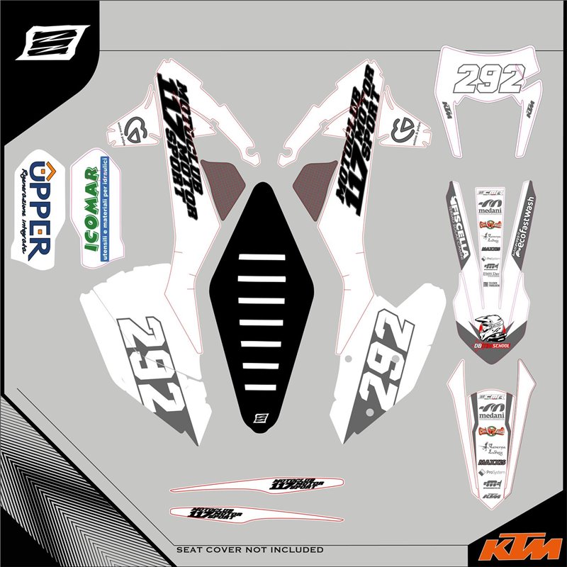 Custom graphics KTM  EGS 200 Enduro-Street