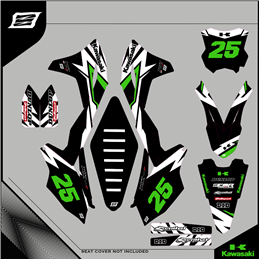 Graphiques personnalisés KAWASAKI KLX 125 Motard - enduro--GRFK-336-Rimotoshop