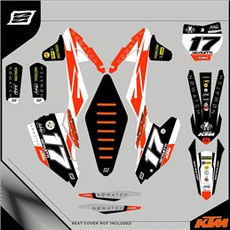 Graphiques personnalisés KTM Super moto 990 Motard--GRFK-320-Rimotoshop