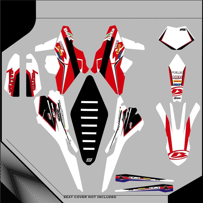 Grafiche Enduro / Adesivi per Motard - BETA RR 50 - GLISE