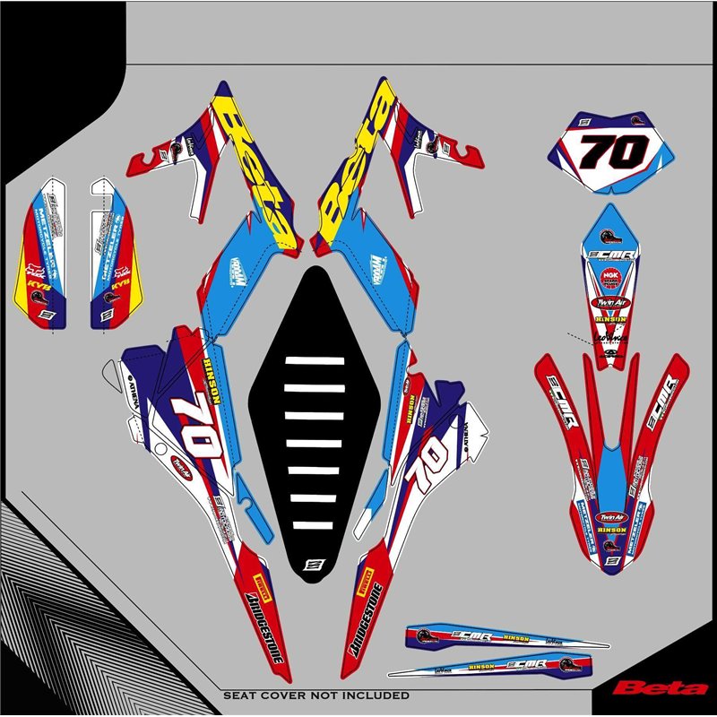 Grafiche Enduro / Adesivi per Motard - BETA RR 50 - GLISE