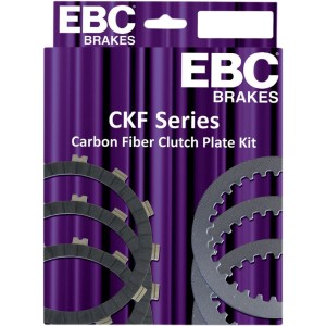 Clutch discs fitted with carbon KAWASAKI KX 250 92-02 Ebc clutch-1131-2206 | RiMotoShop