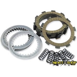 Complete clutch discs kit KAWASAKI KX 125 97-02 clutch springs included-DRC73 | RiMotoShop