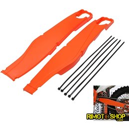 Plastiques de protection bras oscillant Ktm EXC450F