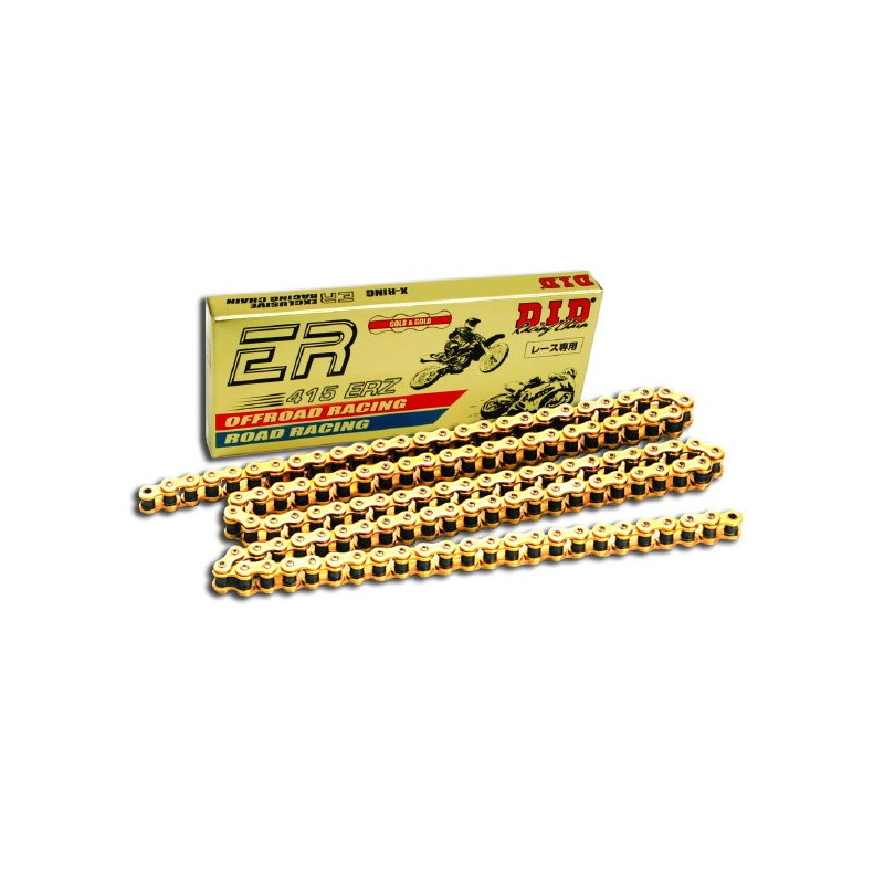 Motorcycle DID chain motoracing step 415ERZ colour gold with clip joint (RJ)-530101201 | RiMotoShop