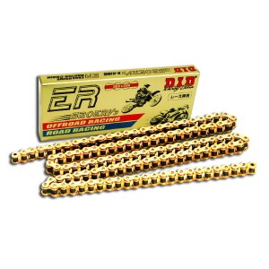 Motorcycle DID chain step 520ERV3 colour gold with rivet joint (ZJ)-533101202 | RiMotoShop