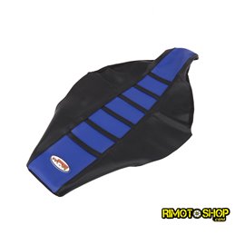 Blue and black zebra seat cover Yamaha YZ250F 1998-2002-JFG.