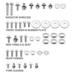 Plastic screw kit Suzuki RMZ 450 18-19-DS89.5404 | RiMotoShop