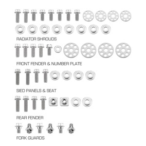 Plastic screw kit Suzuki RMZ 250 10-18-DS89.5401 | RiMotoShop