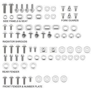 Plastic screw kit Yamaha YZ 450 F 18-19-DS89.5206 | RiMotoShop