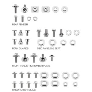 Kit de tornillos de plástico Yamaha WR 450 F 12-15