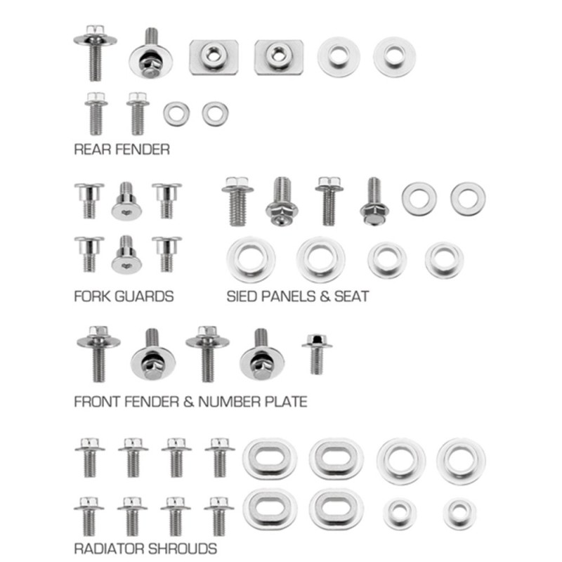 Plastic screw kit Yamaha YZ 250 F 10-13-DS89.5202 | RiMotoShop