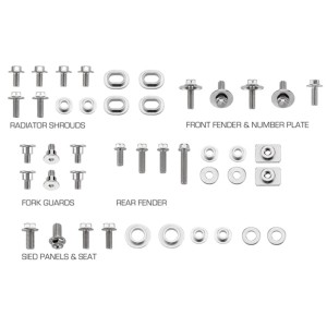 Plastic screw kit Yamaha YZ 125 02-19-DS89.5201 | RiMotoShop