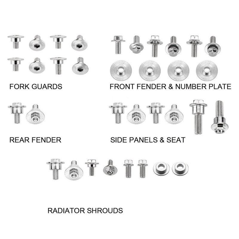Kit de tornillos de plástico Honda CRF 250 R 18-19