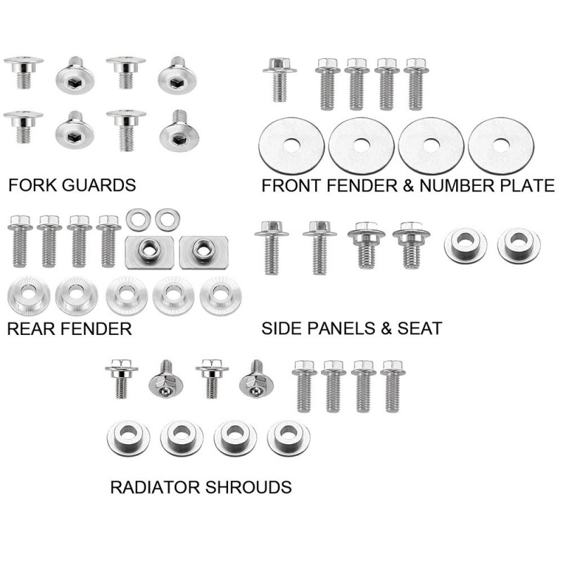 Kit viti plastiche Honda CRF 250 X 04-17-DS89.5103|RiMotoShop