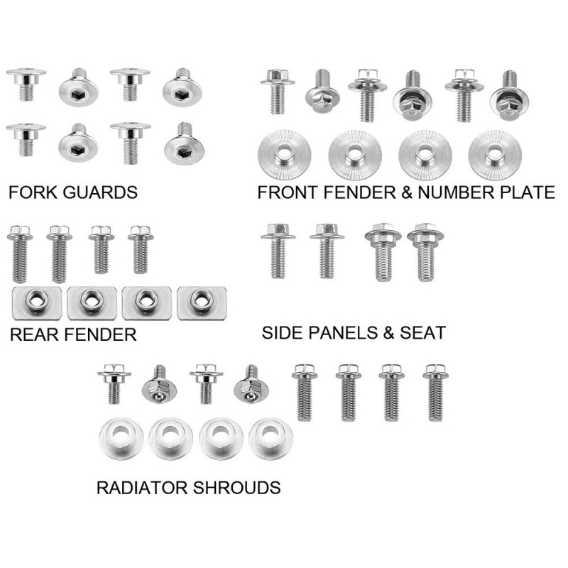 Kit de tornillos de plástico Honda CRF 250 R 10-13