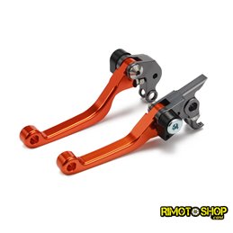 Par de manetas de freno y embrague CNC KTM 250 EXC 2005-2006-JFG.