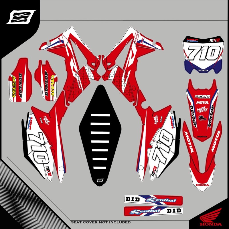 Graphiques personnalisés HONDA CR 125-GRFK-187-RiMotoShop