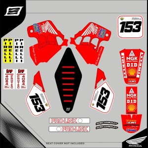 Grafiche personalizzate HONDA CR 50-GRFK-184 | RiMotoShop
