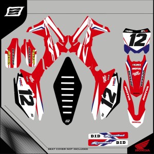 Grafiche personalizzate HONDA CRF 250 R-GRFK-190 | RiMotoShop