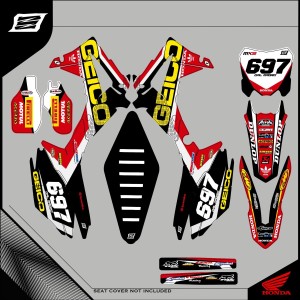 Grafiche personalizzate HONDA CRF 450 X