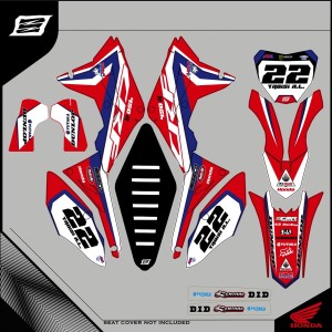 Grafiche personalizzate HONDA CRF 450 X