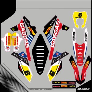 Custom graphics GASGAS EC 250 F-GRFK-174 | RiMotoShop