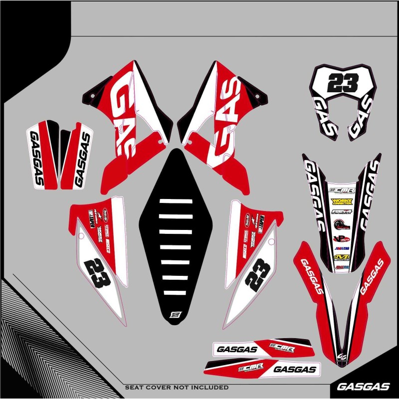 Graphiques personnalisés GASGAS FS 450-GRFK-179-RiMotoShop