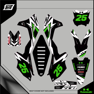 Custom graphics KAWASAKI KLX 300 Motard - enduro-GRFK-338 | RiMotoShop
