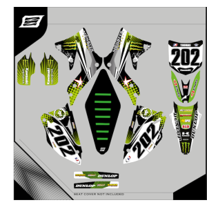 Grafiche personalizzate KAWASAKI KLX 400 Motard - enduro-GRFK-339 | RiMotoShop