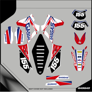 Grafiche personalizzate GASGAS MC 300-GRFK-182 | RiMotoShop